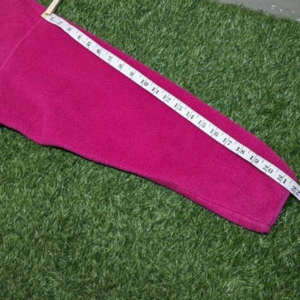 Patagonia Kangaroo Pocket Zip Bright Pink Fleece Jacket Women's Size 12 USA - Picture 6 of 10
